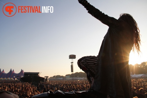 Rob Zombie op Graspop Metal Meeting 2011 foto