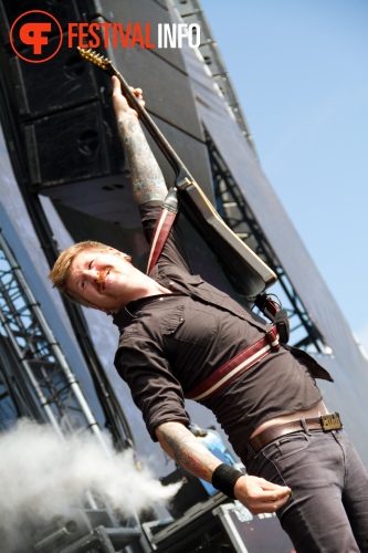 Mastodon op Graspop Metal Meeting 2011 foto
