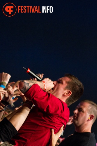 Heaven Shall Burn op Graspop Metal Meeting 2011 foto