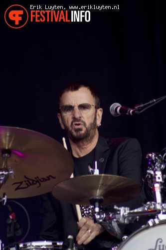 Ringo Starr op Bospop 2011 foto