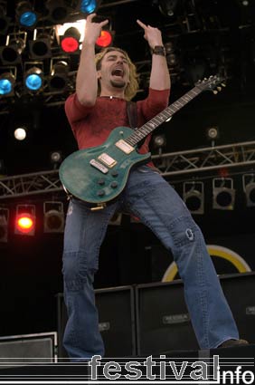 Nickelback op Pinkpop 2006 foto