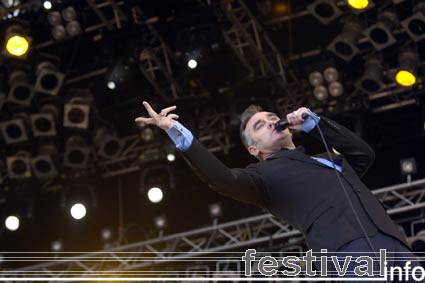 Morrissey op Pinkpop 2006 foto