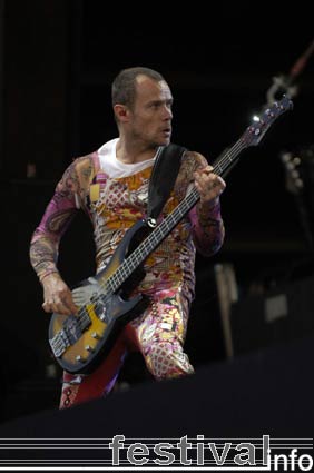 Red Hot Chili Peppers op Pinkpop 2006 foto