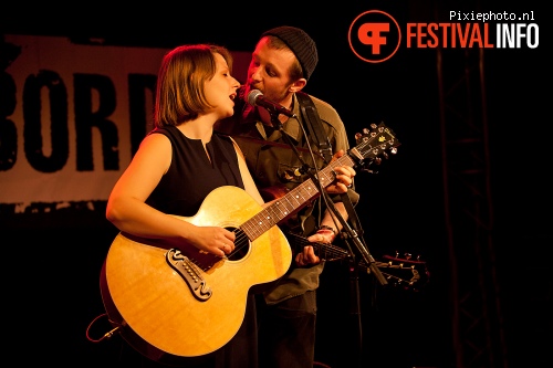 Trevor Moss & Hannah Lou op Crossing Border Den Haag 2011 foto