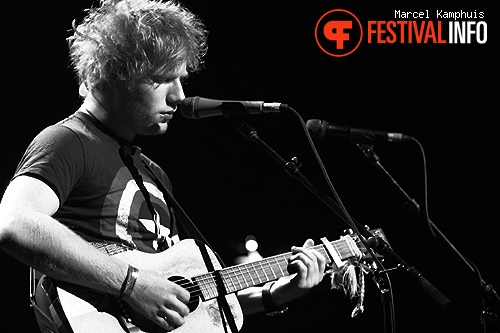 Ed Sheeran op Crossing Border Antwerpen 2011 foto