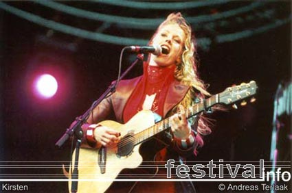 Kirsten op Bevrijdingspop 2002 Foto's foto