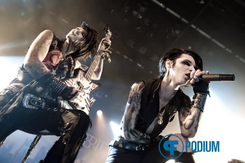 Black Veil Brides op Black Veil Brides - 23/3 - Melkweg foto