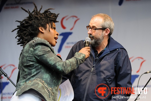 Ronald Giphart op Bevrijdingsfestival Den Haag 2012 foto