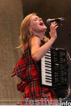 An Pierlé & White Velvet op Werchter 2006 foto