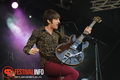 Miles Kane op Indian Summer 2012 foto