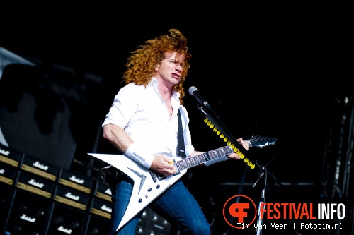 Megadeth op Graspop Metal Meeting 2012 foto