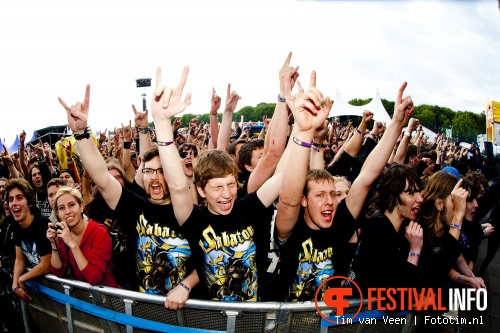 Sabaton op Graspop Metal Meeting 2012 foto