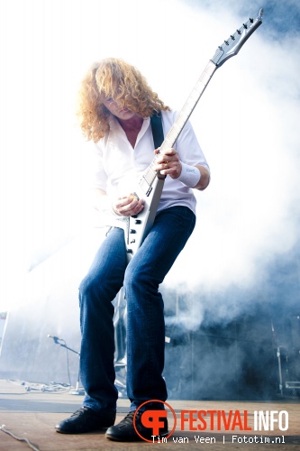 Megadeth op Graspop Metal Meeting 2012 foto