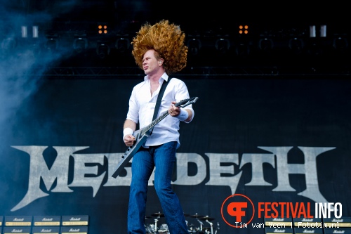 Megadeth op Graspop Metal Meeting 2012 foto