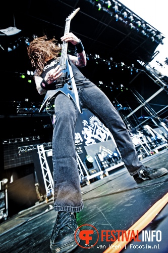 Machine Head op Graspop Metal Meeting 2012 foto