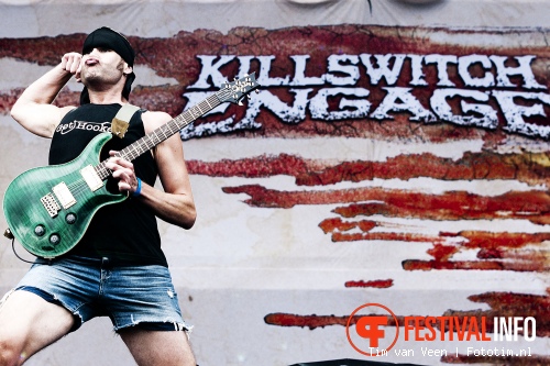 Killswitch Engage op Graspop Metal Meeting 2012 foto