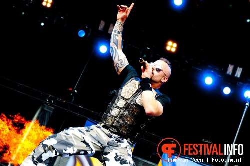 Sabaton op Graspop Metal Meeting 2012 foto