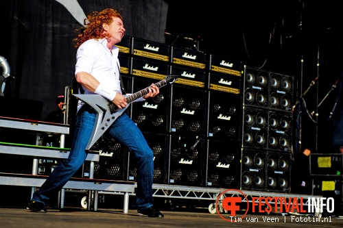 Megadeth op Graspop Metal Meeting 2012 foto