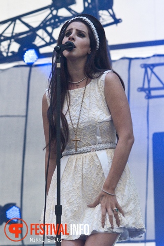 Lana Del Rey op Eurockéennes 2012 foto