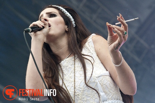 Lana Del Rey op Eurockéennes 2012 foto