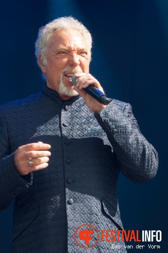 Tom Jones op Bospop 2012 foto