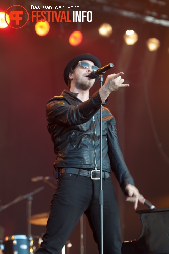 Gavin DeGraw op Bospop 2012 foto