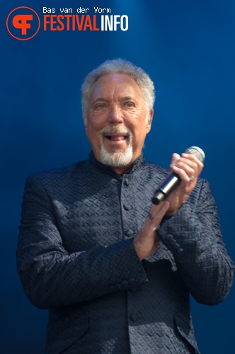 Tom Jones op Bospop 2012 foto