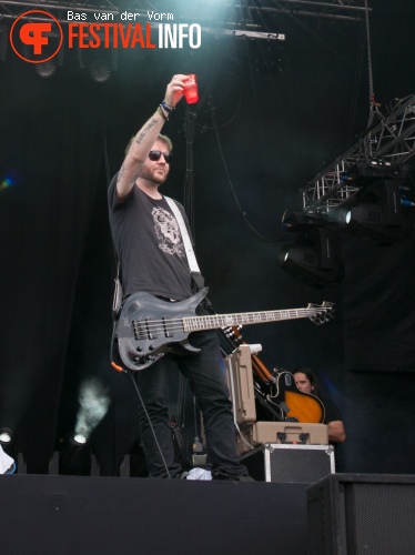 Seether op Bospop 2012 foto