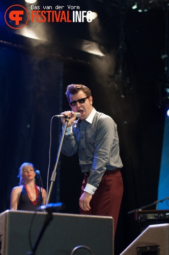 Eli 'Paperboy' Reed op Bospop 2012 foto