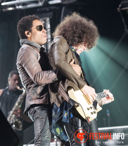 Lenny Kravitz op Bospop 2012 foto