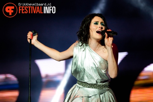 Within Temptation op Zwarte Cross 2012 foto