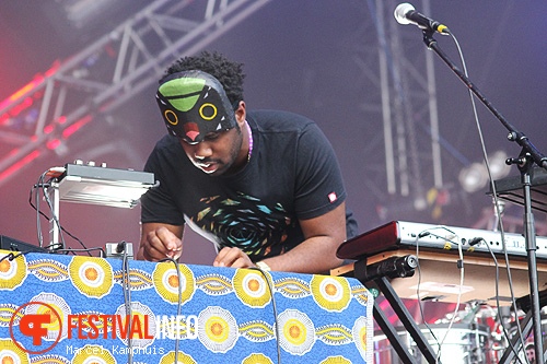 SBTRKT op Positivus Festival 2012 foto