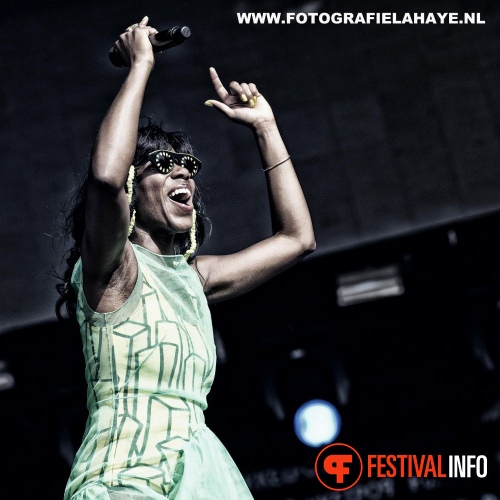 Santigold op Pukkelpop 2012 foto