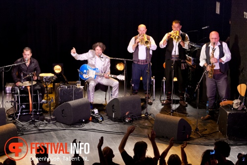 Goran Bregovic Wedding and Funeral Band op Goran Bregovic - 30/9 - Melkweg foto