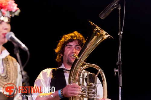 Goran Bregovic Wedding and Funeral Band op Goran Bregovic - 30/9 - Melkweg foto