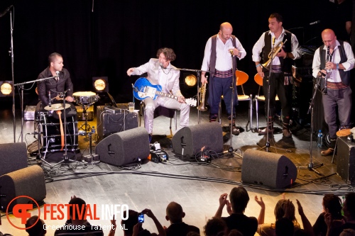 Goran Bregovic Wedding and Funeral Band op Goran Bregovic - 30/9 - Melkweg foto