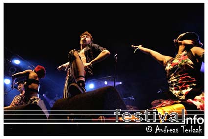 Gogol Bordello op Lowlands 2006 foto