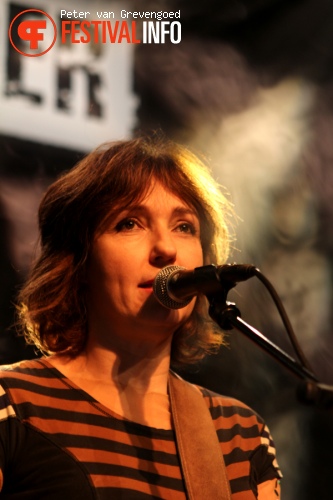 Viv Albertine op Crossing Border Den Haag 2012 foto