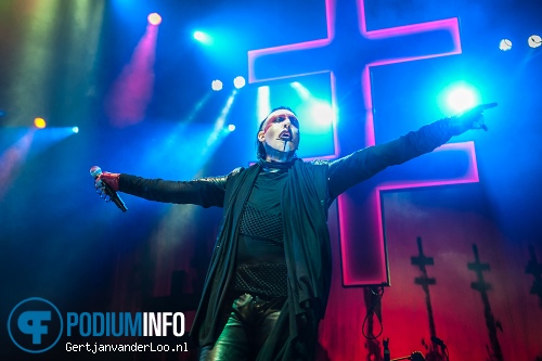 Marilyn Manson op Marilyn Manson + Rob Zombie - 3/12 - HMH foto