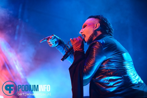Marilyn Manson op Marilyn Manson + Rob Zombie - 3/12 - HMH foto