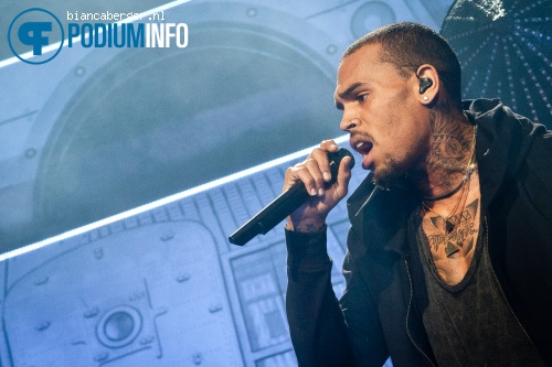 Chris Brown op Chris Brown - 6/12 - Ziggo Dome foto