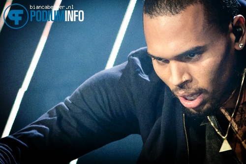 Chris Brown op Chris Brown - 6/12 - Ziggo Dome foto