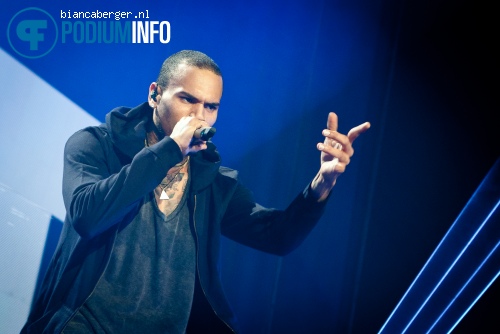 Chris Brown op Chris Brown - 6/12 - Ziggo Dome foto