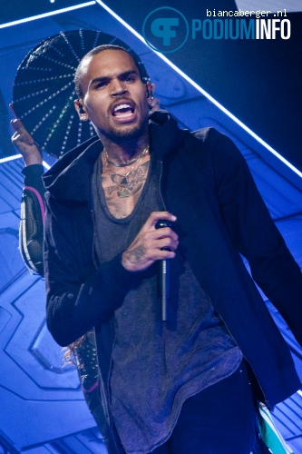Chris Brown op Chris Brown - 6/12 - Ziggo Dome foto