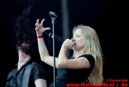 Arch Enemy op Wâldrock 2002 foto