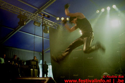 Alec Empire op Wâldrock 2002 foto