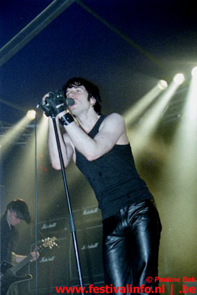 Alec Empire op Wâldrock 2002 foto