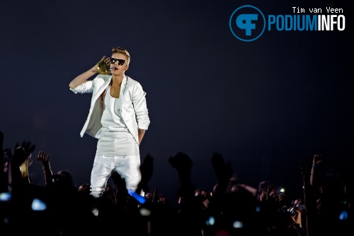 Justin Bieber op Justin Bieber - 13/04 - Gelredome foto