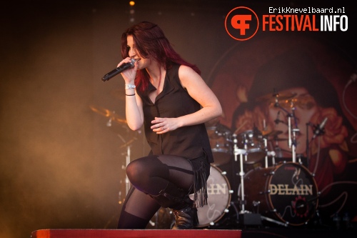 Delain op Bevrijdingsfestival Overijssel 2013 foto