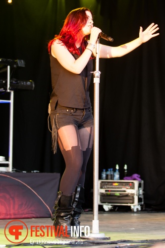 Delain op Bevrijdingsfestival Overijssel 2013 foto